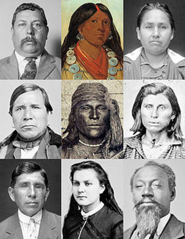 Creek Indian tribe give up their land to the U.S