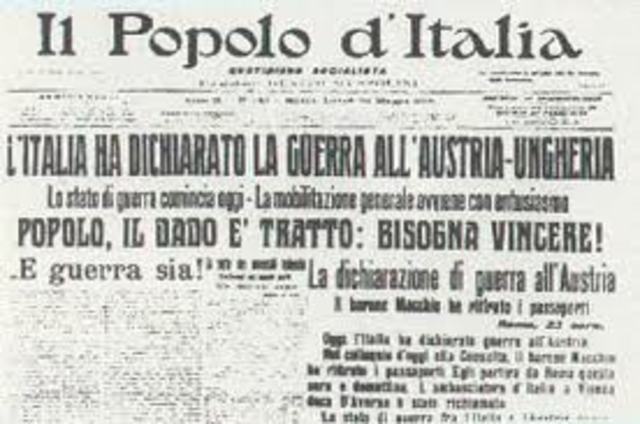 L'Italia entra in Guerra