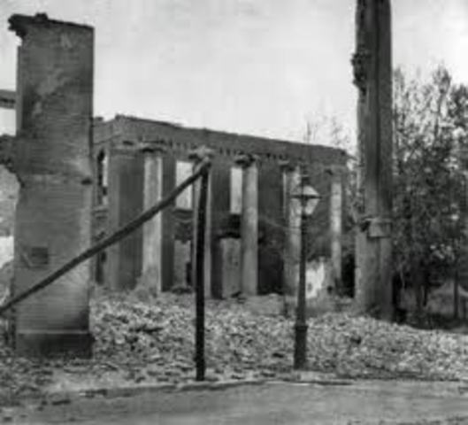 Confederates Burn Chambersburg