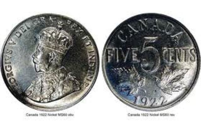 Canada switches to a nickel 5 cent coin