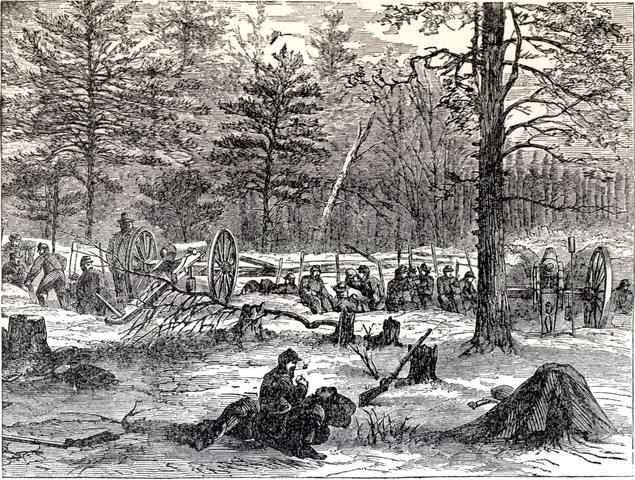 The Battle of Spotsylvania.