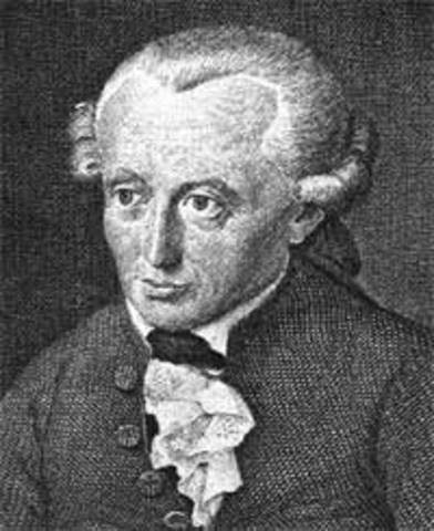 Emmanuel Kant (1724-1804)