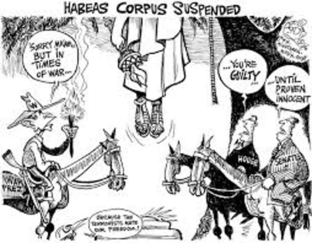 Writ of Habeas Corpus Used