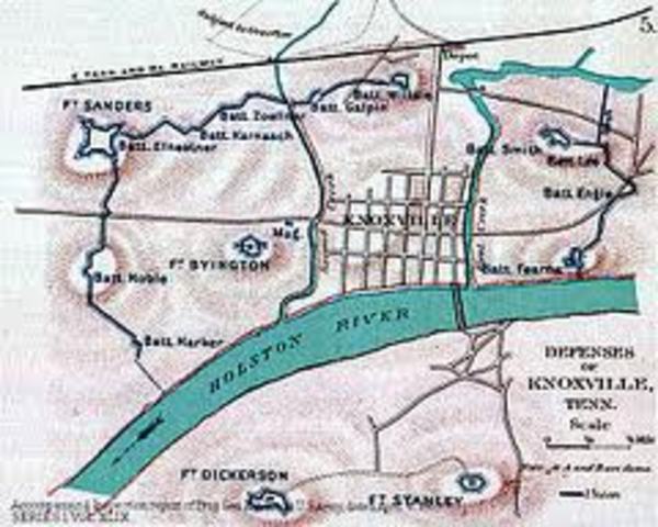 The seige of Knoxville