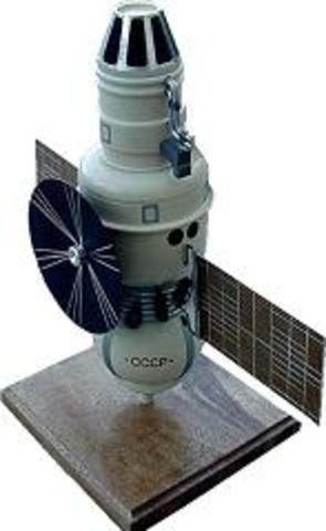 Venera 4 transmits data about the atmosphere of Venus.