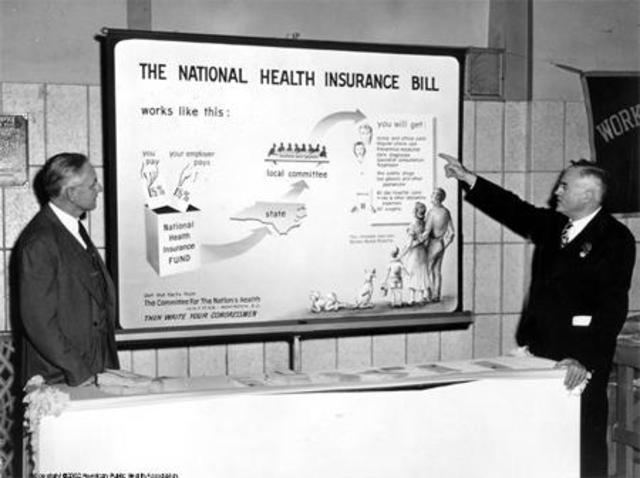 Truman  Calls for National Health Insurance