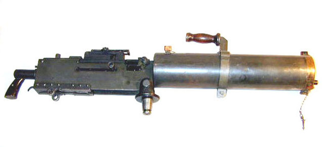 Machine Guns Are First Used in a War