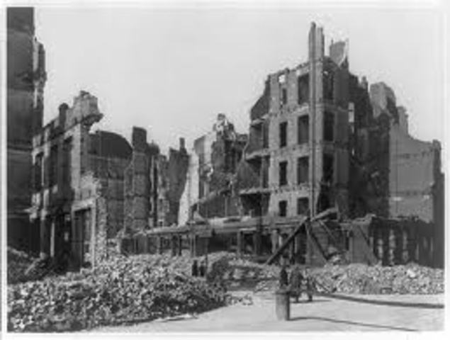 Allied Bombing of Hamburg, Germany