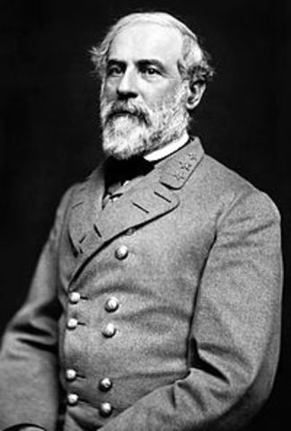 Robert E. Lee becomes commander of Virginia forces