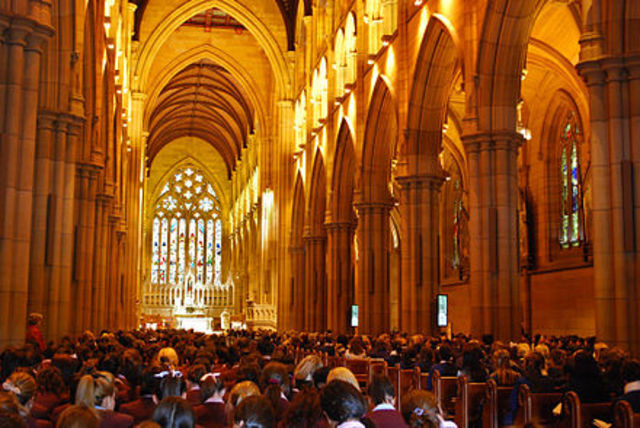 Central tower and open section