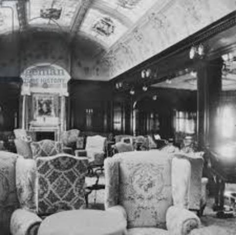 Docking of the Lusitania.