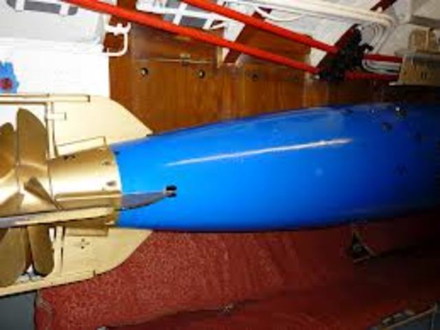 Recreation of Torpedo that sunk the Lusitania