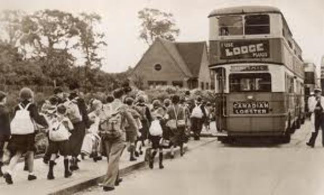 WW1 Evacuation children
