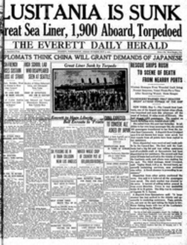 Sinking of the Lusitania
