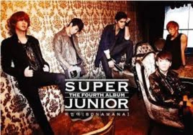 cuarto álbum de Super Junior. BONAMANA