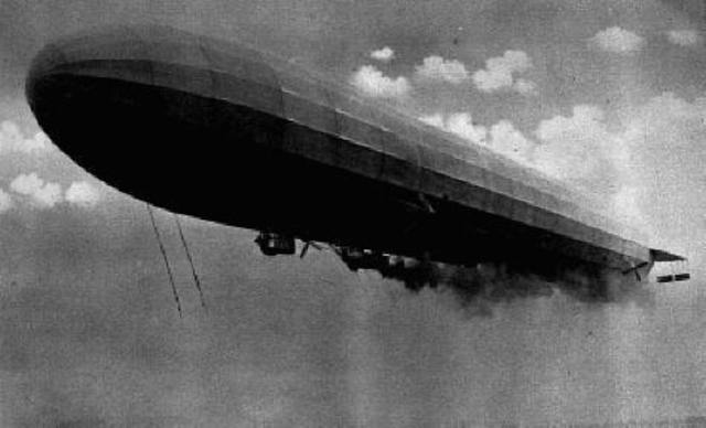 First Zeppelins in England