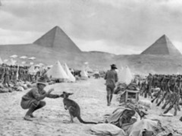 troops arrive in egypt