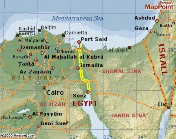 The Battle of the Suez Canal