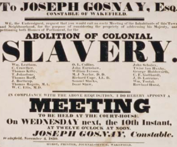 Slavey Abolished in Canada