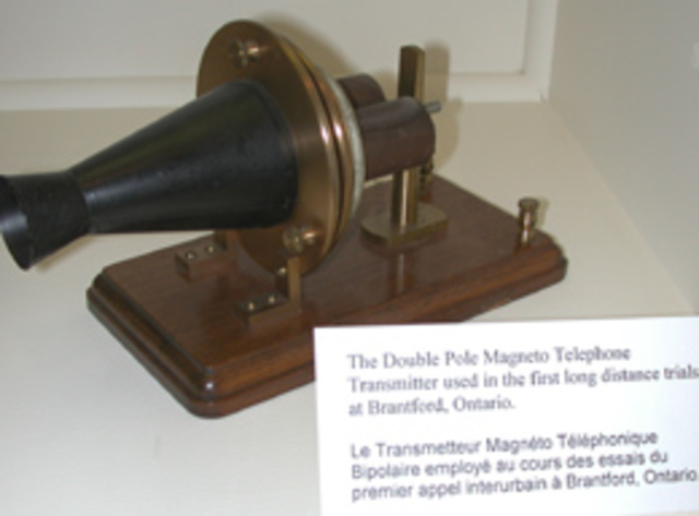 World first long disctance phone call