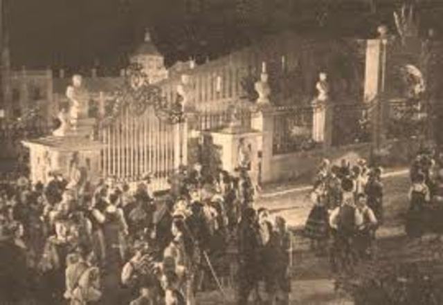 Se produce el motín de Aranjuez