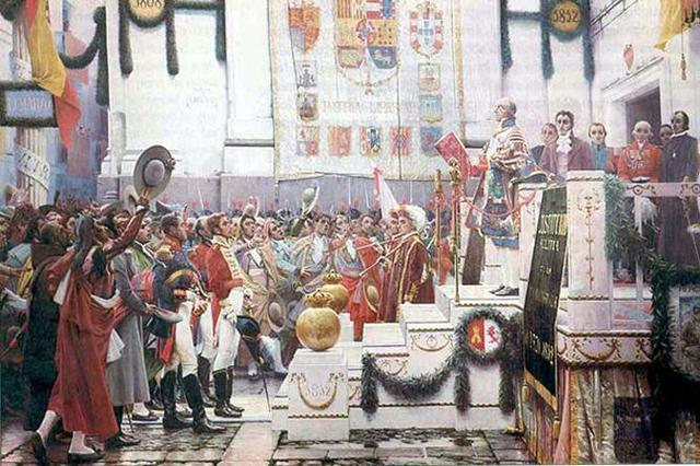 SE PROCLAMA LA PRIMERA CONSTITUCIÓN ESPAÑOLA