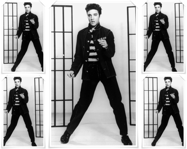 Elvis pressly "the king of rock"