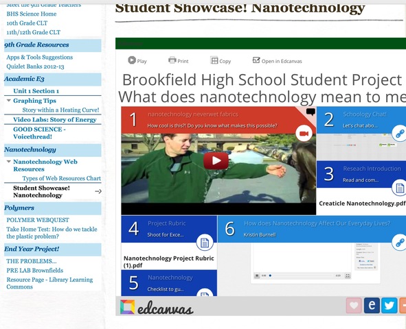 Nanotechnology Research Reflection