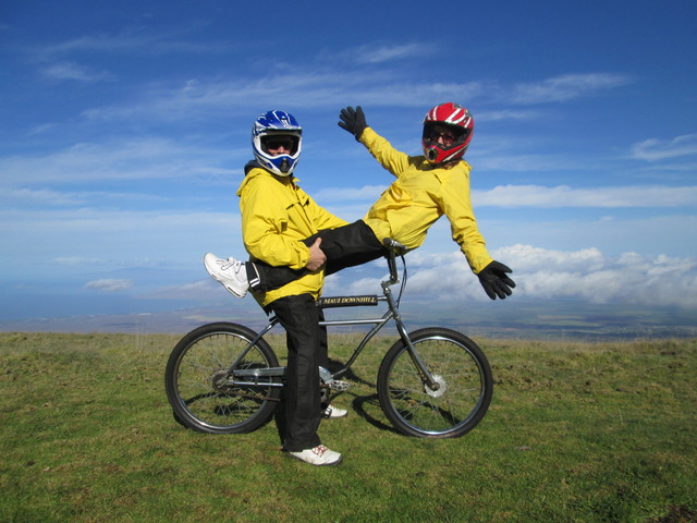 Bike ride down Haleakala