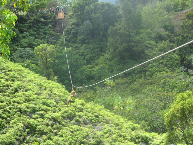 Ziplining