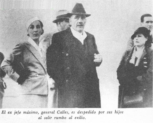 Exilio de Elías Calles