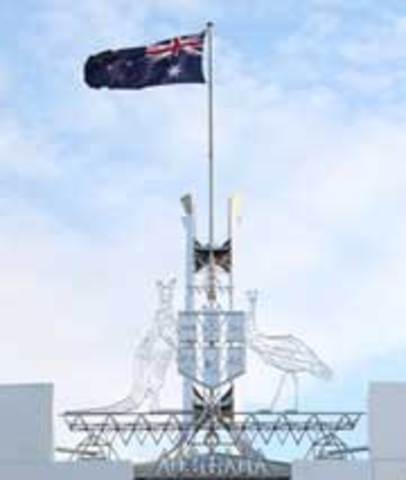 australia flag first flown
