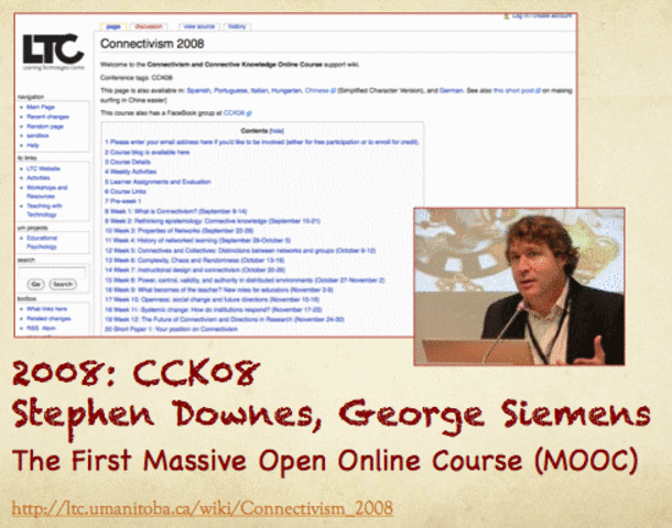 CCK08 - The Distributed Course