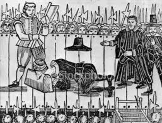 Death of King Charles I