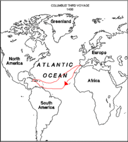 Columbus vertrok naar Indië met een nieuwe route.