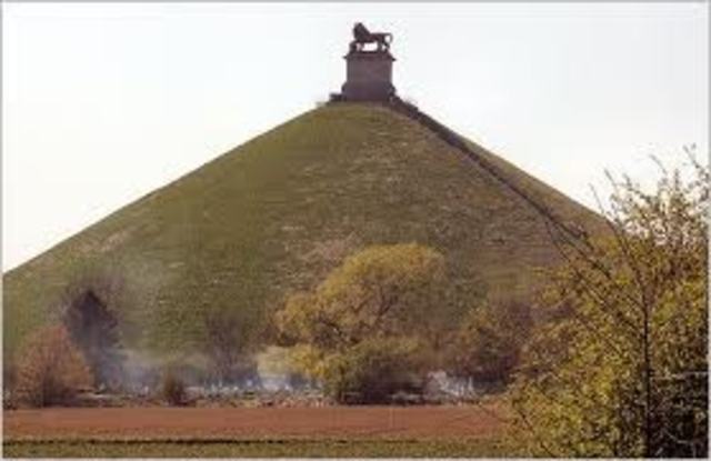 Napoleon verslagen bij Waterloo