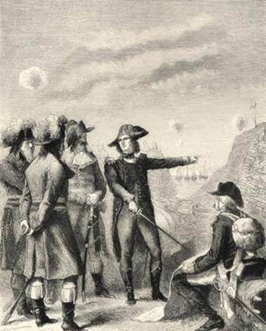 Napoleon verovert Toulon als artillerieofficier