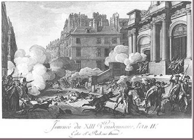 Napoleon slaat volksopstand in Vendée neer