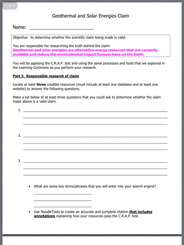 Geothermal-Solar Energies Claim