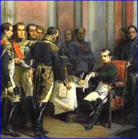 España y Francia firman el Tratado de Fontainebleau.