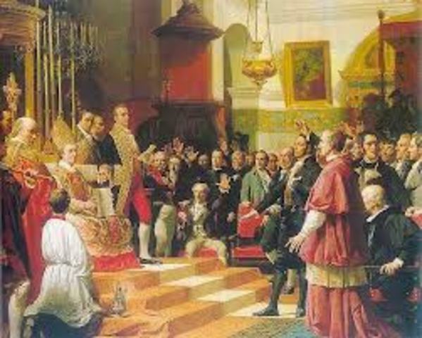 Se reúnen las Cortes en Cádiz