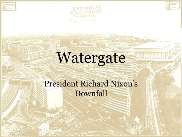 Watergate / Nixon