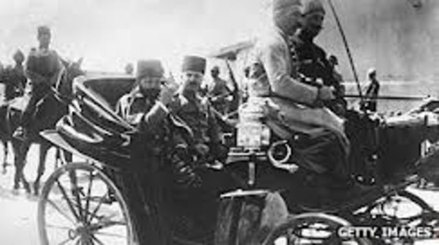 british and arab troops take Damascus