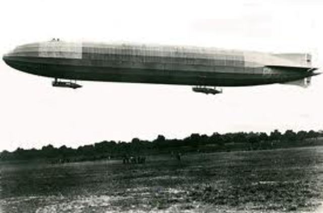 First Zeppelin Raid on Britain