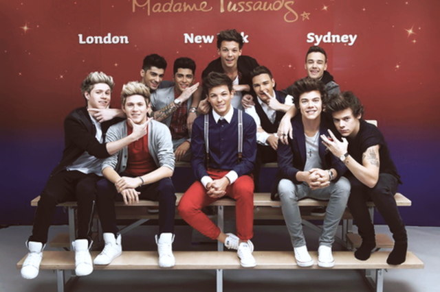 One Direction's wax figures unveiled