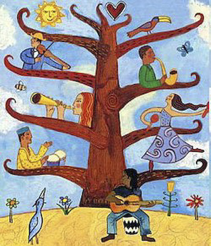 Taught lesson on world music