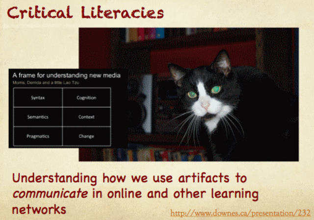 Critical Literacies 2010 - Learning the Skills to MOOC