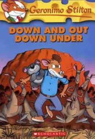 down and down out under Geronimo stilton