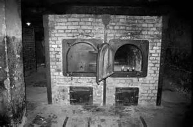 Last use of gas chambers at Auschwitz.