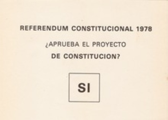 SE REDACTA Y SE APRUEBA EN REFERENDUN LA CONSTITUCIÓN ESPAÑOLA VIGENTE EN LA ACTUALIDAD